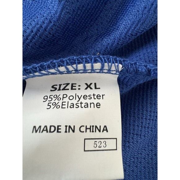 JMIERR Men Casual Long Sleeve Shirt Crew Neck Collar Pullover Sweatshirt XL blue - Picture 14 of 14